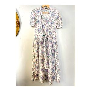 Vintage 90s Floral Dress
